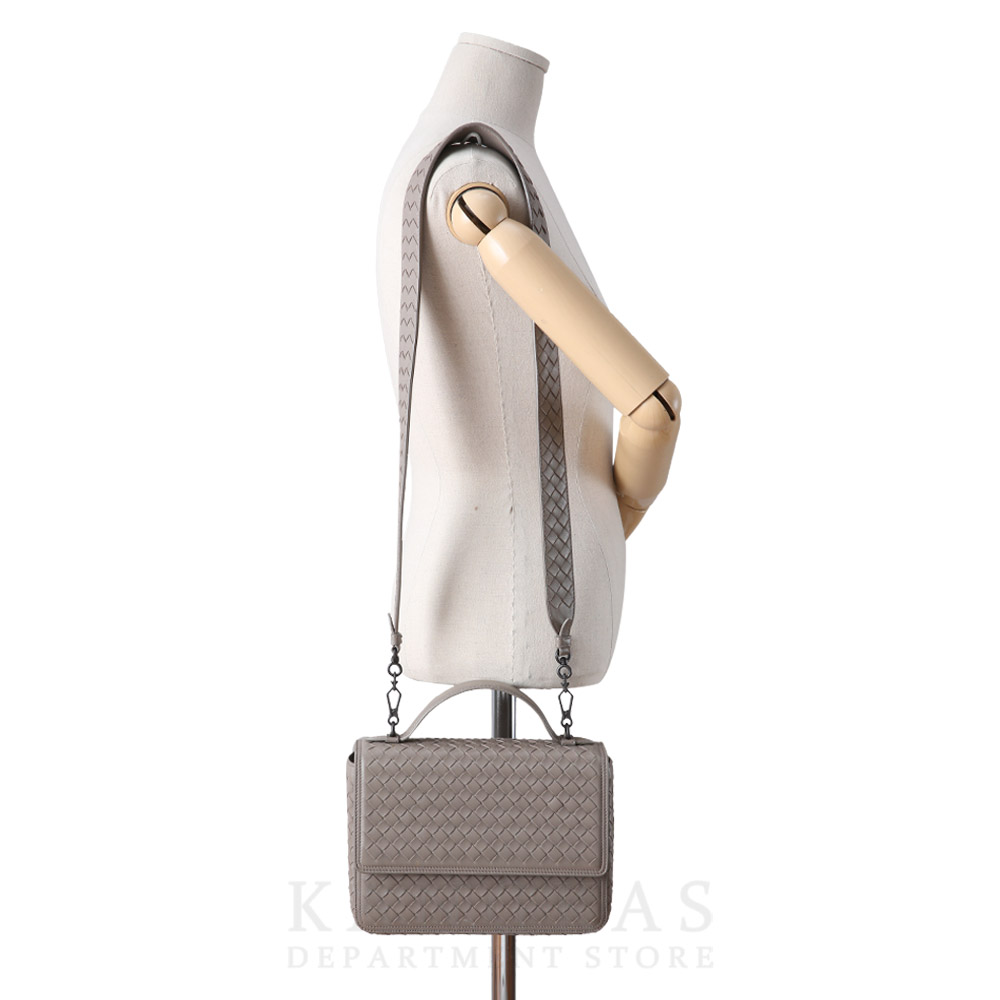 BOTTEGA VENETA(USED)보테가베네타 인트레치아토 위빙 탑 핸들 숄더백